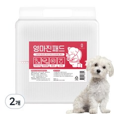 영마진 강아지 배변패드 스탠다드, 2개, 100개입