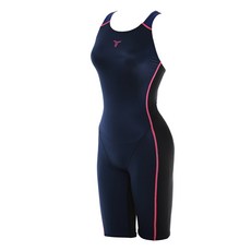 女款交叉露背半身5分室內泳衣 SLR3697H