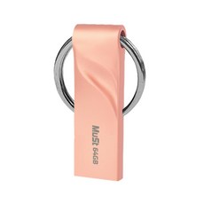 뮤스트 웨이브링 로즈골드 USB메모리, 64GB, 1개