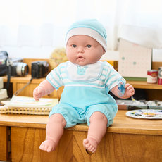 Berenguer 請抱抱我 寶寶照護 短袖娃娃 50cm, 藍色