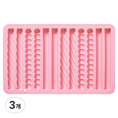 E Home Baking 長條模具 3款 12孔, 3個, 隨機出貨