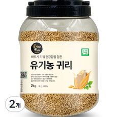 Prime Field 국산 유기농 귀리, 2kg, 2개