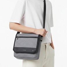 馬可波羅男士斜挎包 MP4010, 灰色