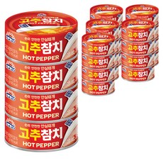 사조 고추참치 안심따개, 135g, 24개