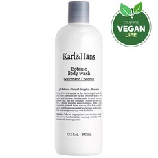 Karl&Hans 植物沐浴露 美味椰子香, 1個, 390ml