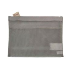 MUJI 無印良品 尼龍網眼袋內袋 A5 灰色, 1個