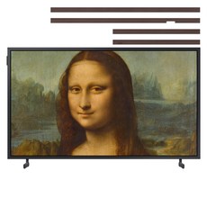 삼성전자 FHD QLED The Frame TV LSB03 + 브라운 베젤, 80cm(32인치), KQ32LSB03BFXKR, 방문설치