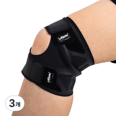 제스파 어반스킨 무릎 보호대 테이핑 압박 슬림 밴드 ZP671, 3개