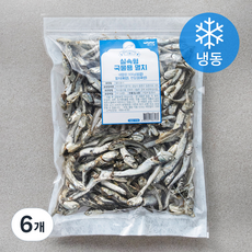 바다원 실속형 국물용 멸치 상급 (냉동), 500g, 6개