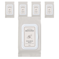 비욘드 라이스밀크 마일드 딥 클렌징 티슈, 50매입, 5개