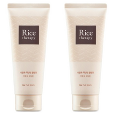 온더바디 라이스테라피 사철쑥 약산성 폼 클렌저, 150g, 2개