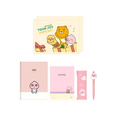 KAKAO FRIENDS Allday 文具組 Apeach, 1套, 單一顏色