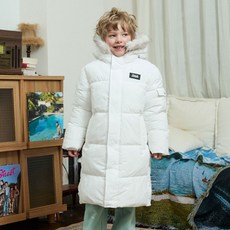 YALE KIDS 兒童款 Yale 環保毛皮連帽長版羽絨外套 YJCPJPE43334