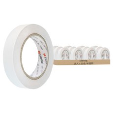 EMPIRE 帝國 雙面膠帶, 白色 半透明, 18入