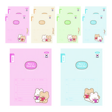 PENPIA 1000 3-6年級國小聯絡簿 裝訂筆記本, 隨機出貨, 10個