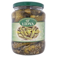 LIDYA 莉迪亞 蒔蘿醋漬酸瓜 670公克 360公克固形量 土耳其原產, 720ml, 1罐