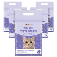 탐사 가는 입자 고양이 두부모래 2mm, 8L, 5팩, 라벤더향