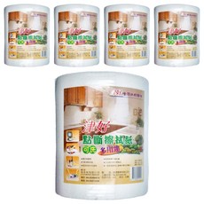 津好 點斷擦拭紙, 可洗, 多用途, 140張, 5捲