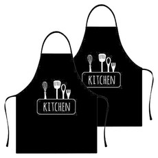 普羅旺斯韓國 Fuco 圍裙, 黑色, 2個