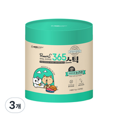 프리미요 고양이 짜먹는 365스틱 영양제, 100회분, 눈물개선/눈건강, 3개
