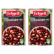 Edgell 愛德格 墨西哥綜合豆 (黑豆、斑豆、紅腰豆) 400g, 2罐