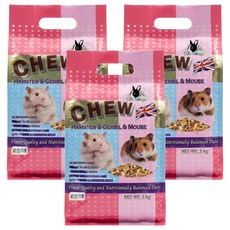 Pet Village 魔法村 綜合均衡全鼠類主食, 1kg, 3袋