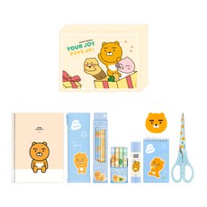 KAKAO FRIENDS 工整文具組 萊恩, 單一顏色, 1套