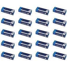 Faber Castell 無塵橡皮擦架, 20個, 藍色