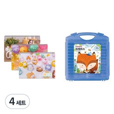 韓國棉花糖兔 Molang 厚磅美術用素描本 170g x 3入 + Monami MoniZoo 手提袋蠟筆 24色文具組, 隨機出貨(素描本), 男(蠟筆), 4套