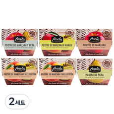 아넬라 출산선물 12일 솔루션 디저트 세트 사과배 + 사과 + 망고+ 배 + 복숭아 2팩, 사과배, 사과, 망고, 배, 복숭아, 2세트