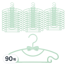 Icleen 兒童可愛二合一衣架, 薄荷綠, 90個
