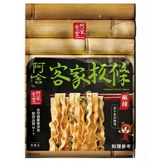 阿舍食堂 客家粄條 辣味 勁寬板條口感 蛋奶素 Q彈麵體, 475g, 1袋