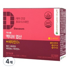 다나음 액티브 활성형 엽산, 30정, 4개