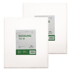 수성 거즈 엔 30cm x 35cm, 2개, 100개입