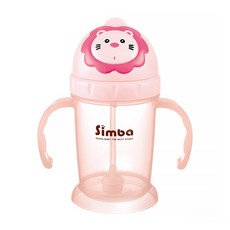 Simba 小獅王辛巴 滑蓋樂活杯 240ml, 粉色, 1個