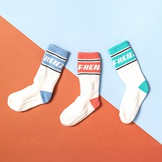 폴프랜즈 아동용 원사이즈 양말 3켤레 세트 아이븐