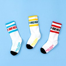 PAUL FRENZ 兒童單一尺寸襪子3雙組 Buddy