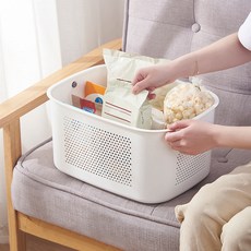 THE ZAKKA 優質手柄洗衣籃, 白色