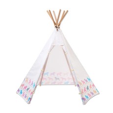 루카텐트 유아동 인디언 놀이 텐트 + LED 등 세트, 헬로우포니, 1개
