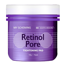 MY SCHEMING 我的心機 A醇毛孔緊緻爽膚棉Retinol Pore Tightening Pad 140g, 70片, 1盒