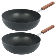 Kitchen-Art Fort IH電磁爐適用炒鍋, 28cm, 2個