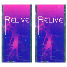 RELIVE 白藜蘆醇錠, 2個, 30顆