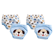 조이멀티 배변훈련팬티 2입, 멍멍이C (블루), 2세트