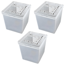 izumi 掀蓋收納盒深高型, 1入, 透明