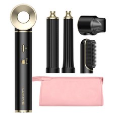 Lukins 多功能高速 5合1 吹髮器 Hair Lab 乾髮器 KH-802D 1300W, 黑色