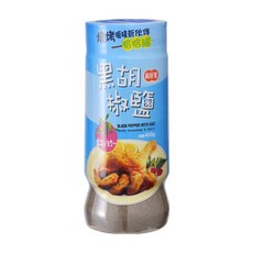 真好家 恰恰罐系列 黑胡椒鹽, 400g, 1瓶