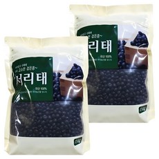 월드그린 고소한 검은콩 서리태, 1kg, 2개