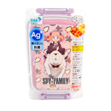 Skater 塑膠抗菌便當盒 450ml, SPY FAMILY 紫色, 1個