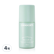디옴 민트 쿨링 프레쉬 데오 롤 온, 50g, 4개