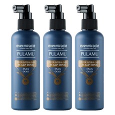 에버미라클 EM 풀라무 스칼프 토닉 탈모증상완화 헤어 에센스, 200ml, 3개